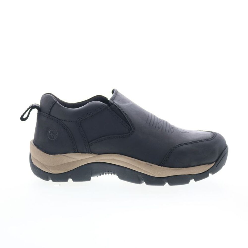 Jama Old West Mens 3 Inch Slip On Black Shoes (NWT)